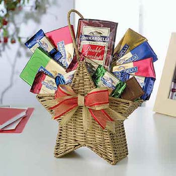 Ghirardelli Super Star Chocolate Basket