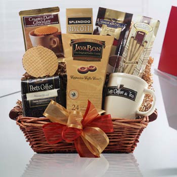 Peets Coffee Break Gift Basket