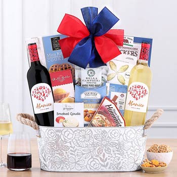 Spanish Wine Gift Basket