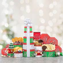 Happy Holiday Gift Tower