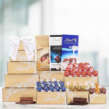 Lindt Lindor Chocolate Gift Tower