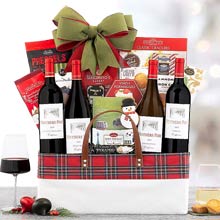 Christmas Holiday Corporate Wine Basket