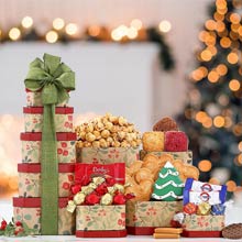 Christmas Snack Tower