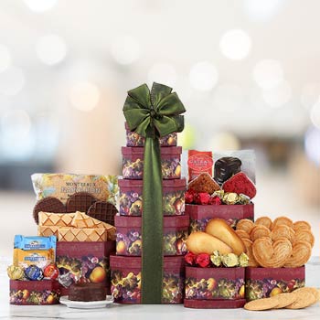 Elegant Snack Gift Tower