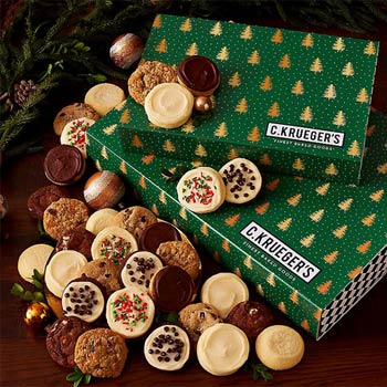 Festive Mini Cookies Christmas Box