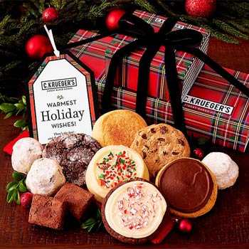 Seasons Greetings Gourmet Cookies Box