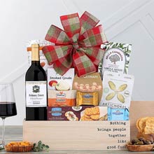 Classic Gourmet Wine Gift Basket