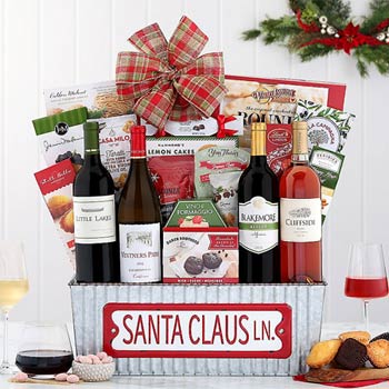 Christmas Gift Baskets - Office Christmas Party Gift Basket