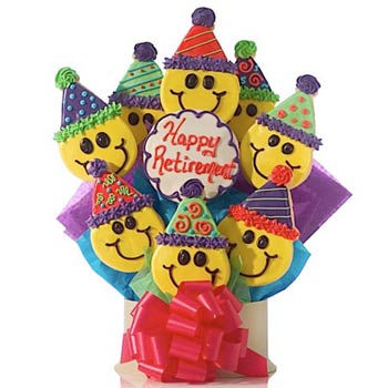 Happy Retirement Cookie Bouquet