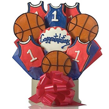 Basketball Congratulations Cookie Gift