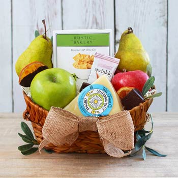 Sympathy Snack and Fruit Basket