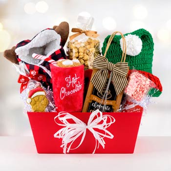 Dog Lovers Holiday Gift Basket
