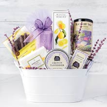 Lavender and Lemon Spa Basket