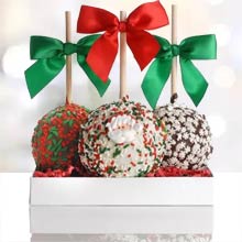 Holiday Petite Candy Apple Trio