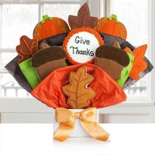 Thanksgiving Cookie Gift Bouquet