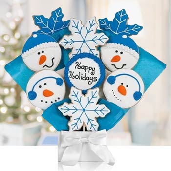 Winter Cheer Cookie Bouquet