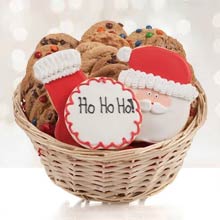 Happy Holidays Cookie Basket