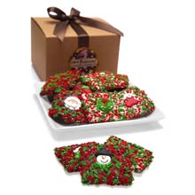 Christmas Chocolate Covered Grahams Gift Box