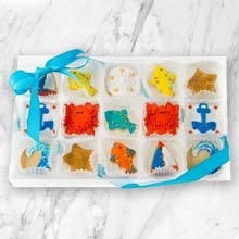 Nautical Shortbread Cookies Gift Box