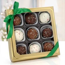 Holiday Chocolate Truffle Bons Gift Box