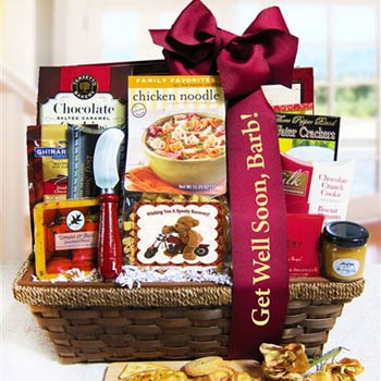 Get Well Gift Baskets - Get Well Wishes Basket