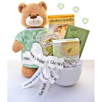 Personalized Get Well Soup Gift Basket