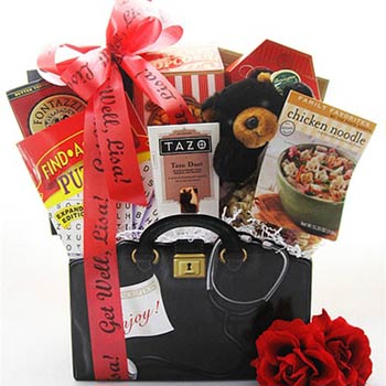 Personalized Get Well Gift Basket