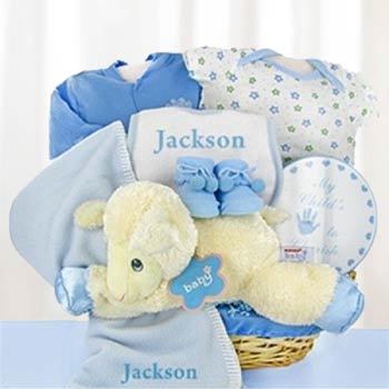 personalized baby boy gift baskets