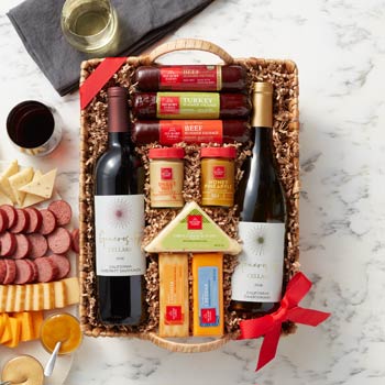 Office Party Wine Gift Basket