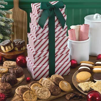 Festive Christmas Bakery Gift Tower