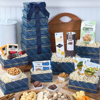 Holiday Gourmet Gift Tower