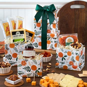 Autumn Harvest Gift Tower